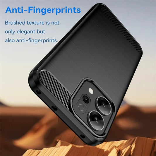 Case for Oppo Reno16 F / Reno16 FS, Techsuit, Carbon, Black