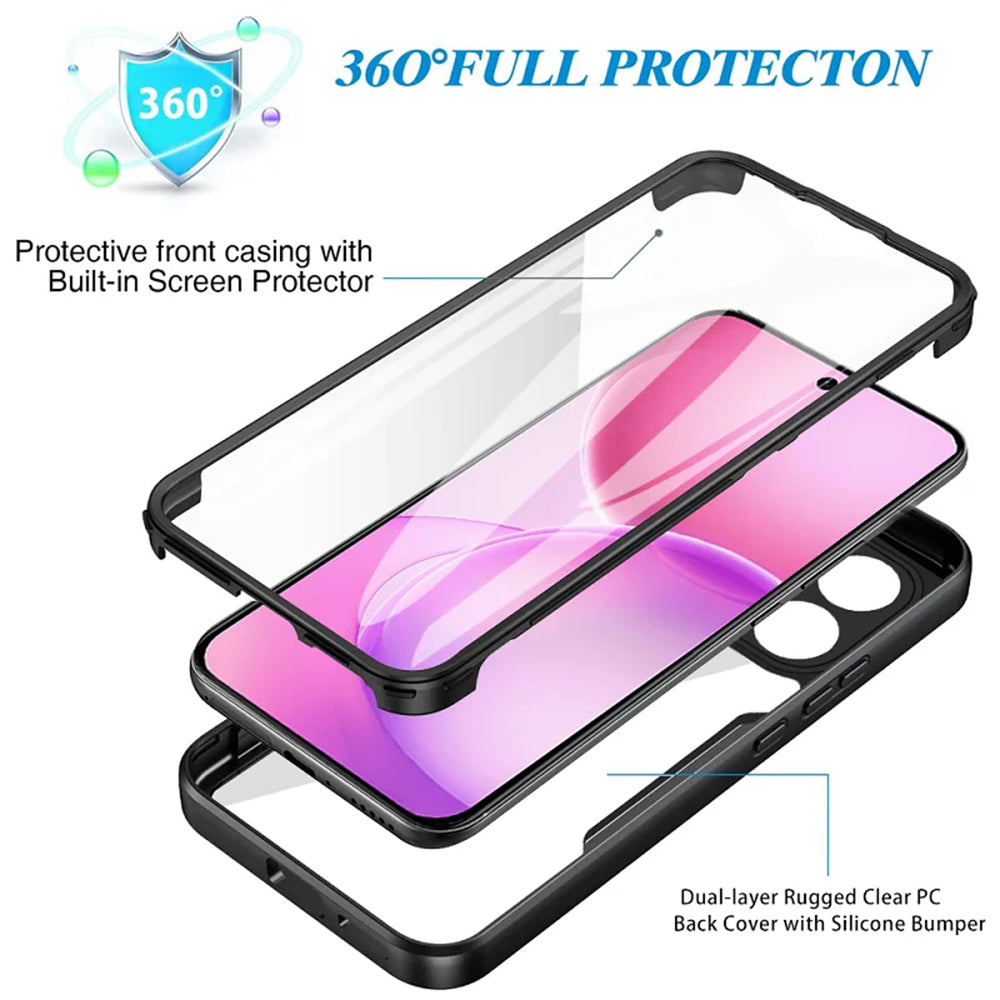 Cover til Oppo Reno16 F / Reno16 FS, Techsuit, ColorVerse 360, Pink