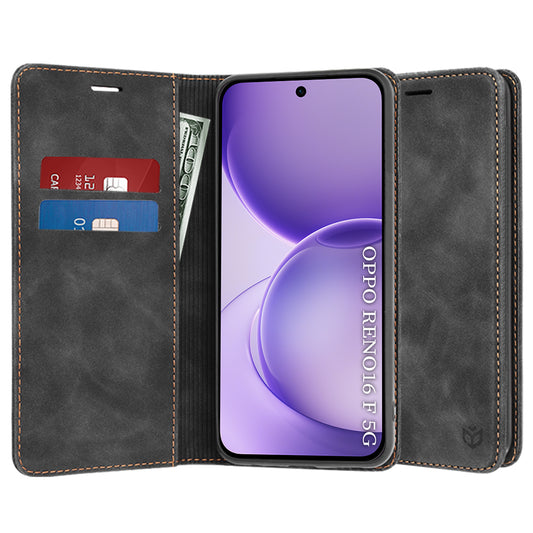 Cover til Oppo Reno16 F / Reno16 FS, Techsuit, Confy, Sort