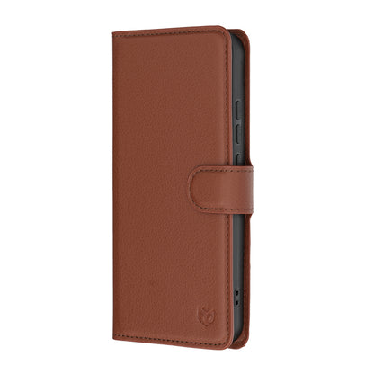 Cover til Oppo Reno16 F / Reno16 FS, Techsuit, Leather Folio, Brun