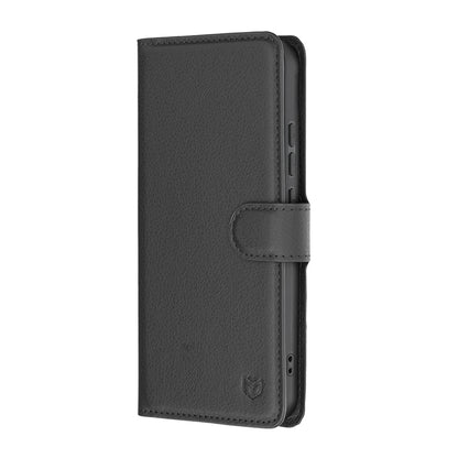 Cover til Oppo Reno16 F / Reno16 FS, Techsuit, Leather Folio, Sort