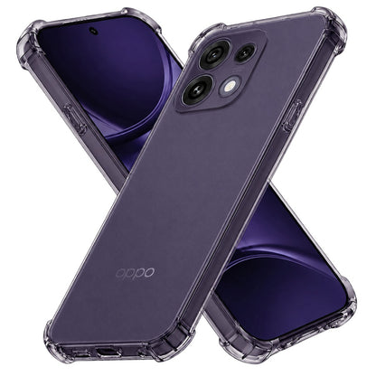 Cover til Oppo Reno16 F / Reno16 FS, Techsuit, Stødabsorberende Klar, Røget