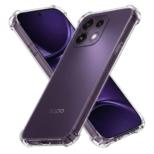 Cover til Oppo Reno16 F / Reno16 FS, Techsuit, Stødabsorberende Klar, Transparent
