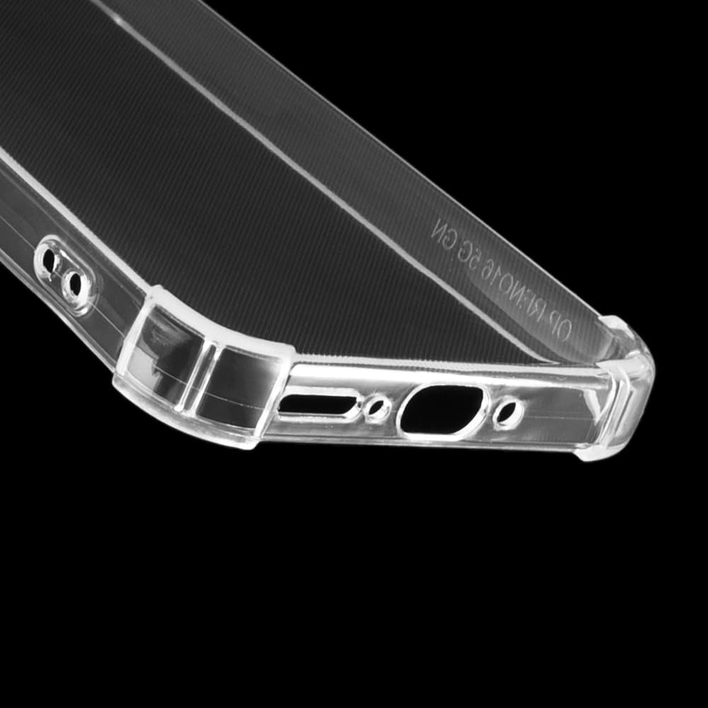 Cover til Oppo Reno16 F / Reno16 FS, Techsuit, Stødabsorberende Klar, Transparent