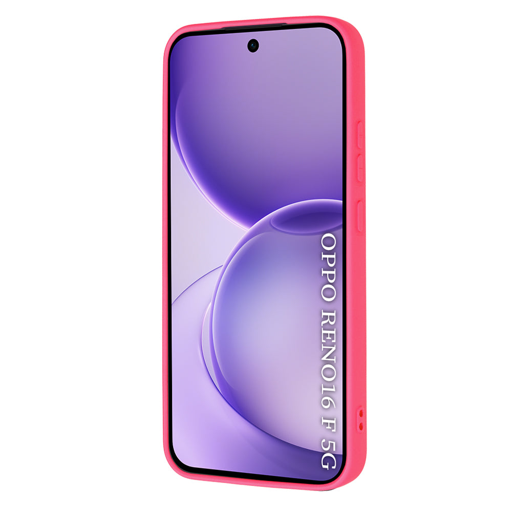 Cover til Oppo Reno16 F / Reno16 FS, Techsuit, SoftFlex, Mørk Rosa