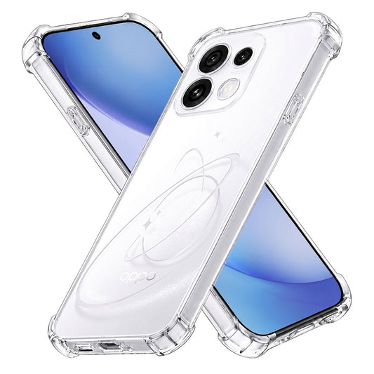 Cover til Oppo Reno16 Pro, Techsuit, Stødabsorberende Klar, Transparent