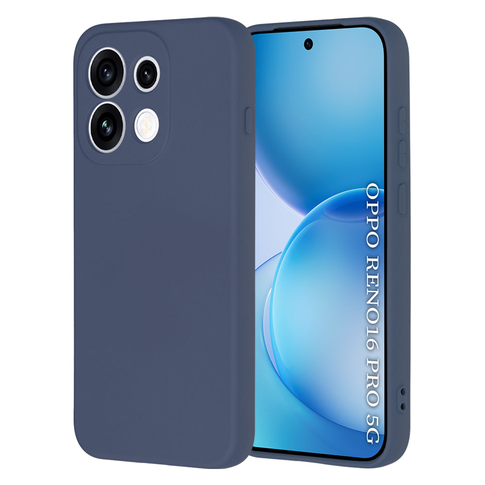 Cover til Oppo Reno16 Pro, Techsuit, SoftFlex, Mørkeblå