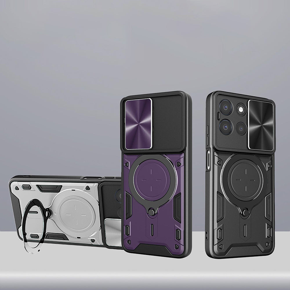 Cover til Oppo Reno16 / Reno16 Pro, Techsuit, CamGuard Pro, Blå