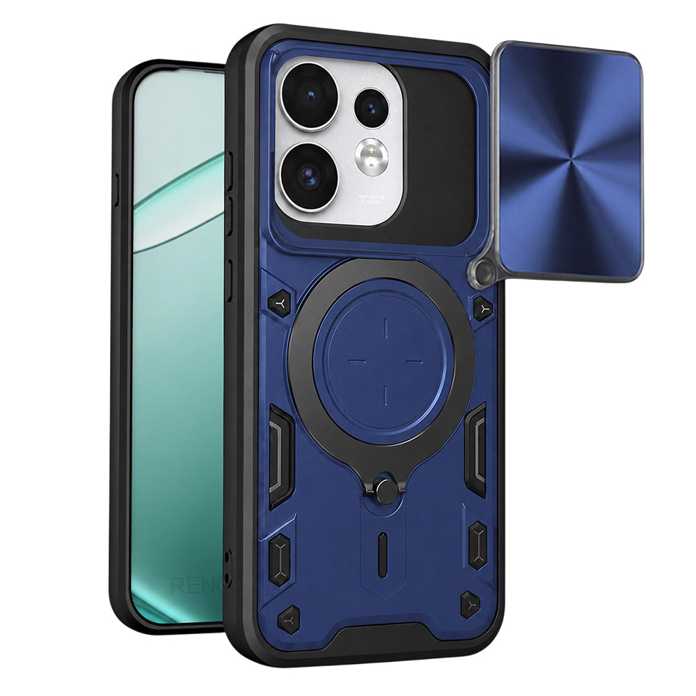 Cover til Oppo Reno16 / Reno16 Pro, Techsuit, CamGuard Pro, Blå