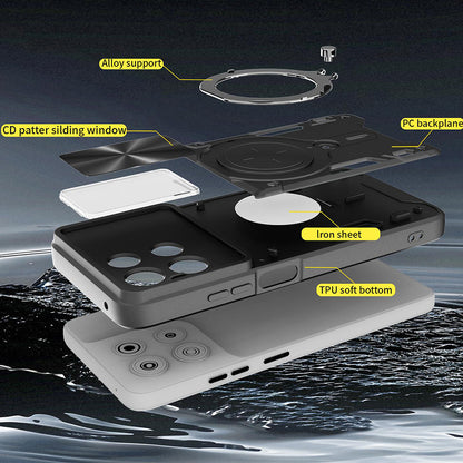 Cover til Oppo Reno16 / Reno16 Pro, Techsuit, CamGuard Pro, Blå