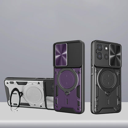 Cover til Oppo Reno16 / Reno16 Pro, Techsuit, CamGuard Pro, Lilla