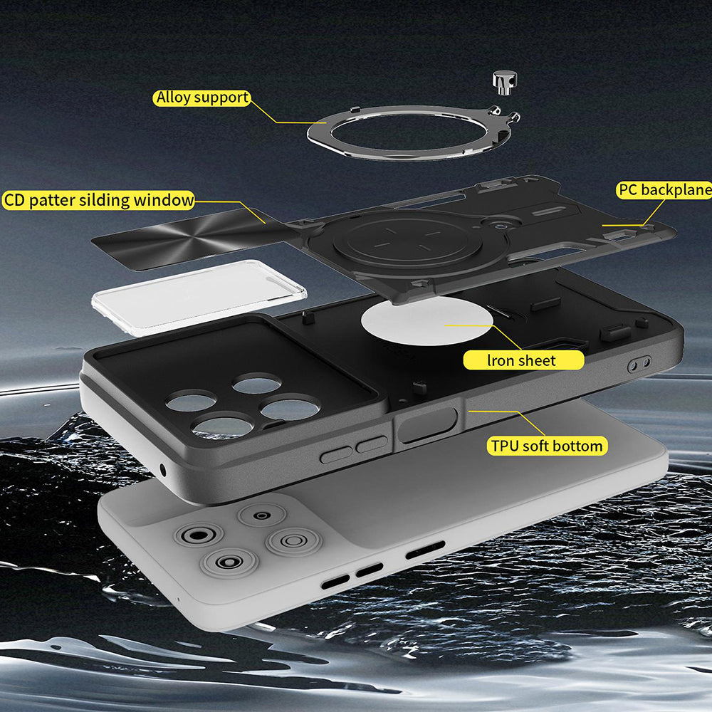 Cover til Oppo Reno16 / Reno16 Pro, Techsuit, CamGuard Pro, Lilla