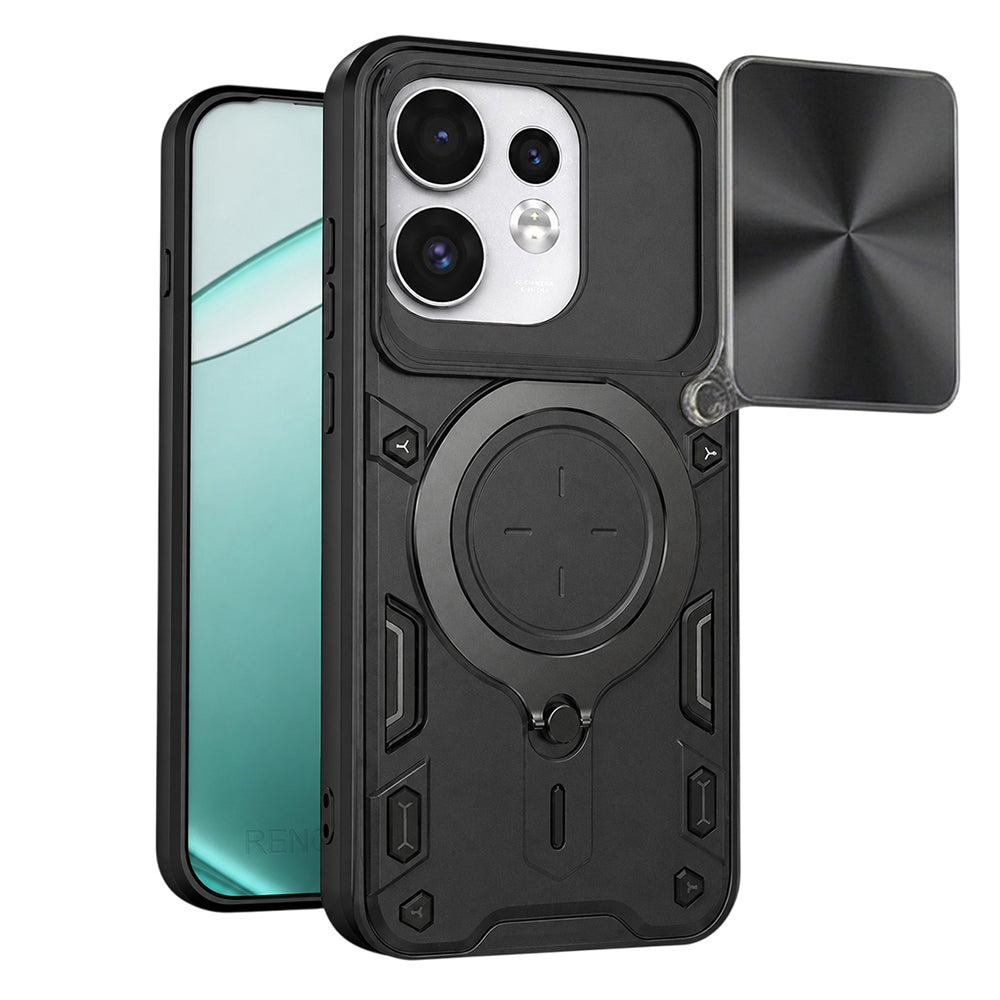 Cover til Oppo Reno16 / Reno16 Pro, Techsuit, CamGuard Pro, Sort