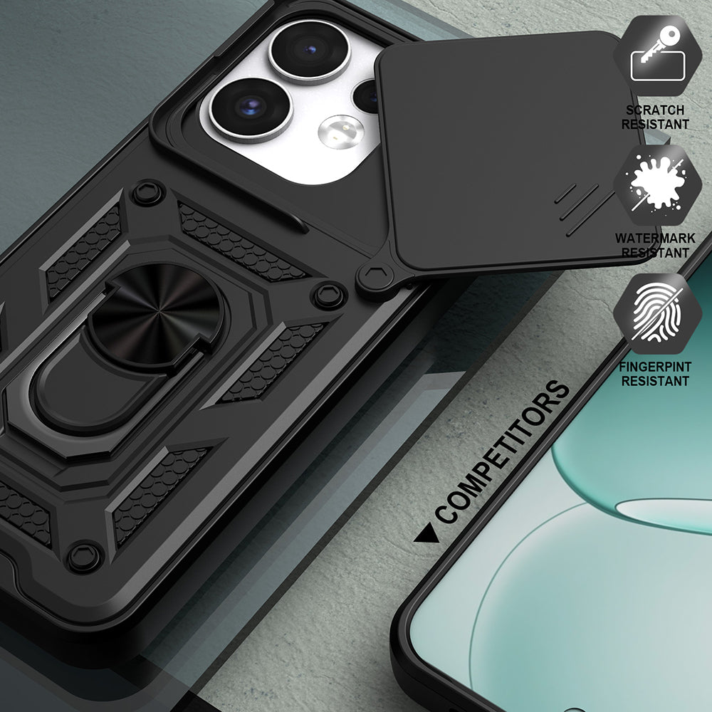 Cover til Oppo Reno16 / Reno16 Pro, Techsuit, CamShield, Blå