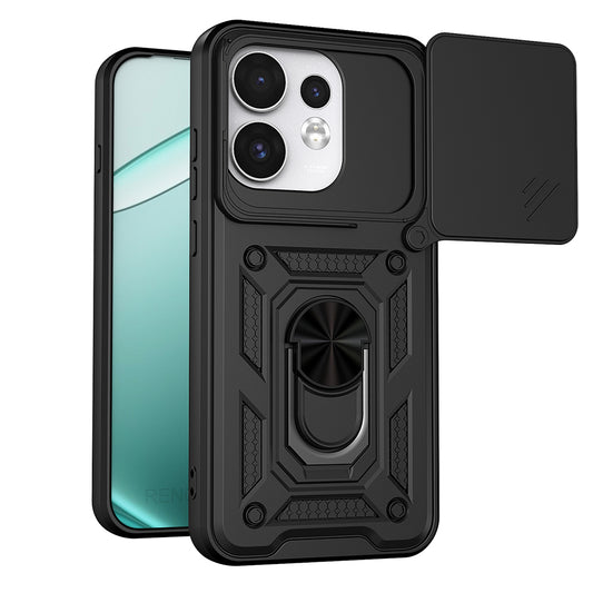 Cover til Oppo Reno16 / Reno16 Pro, Techsuit, CamShield, Sort