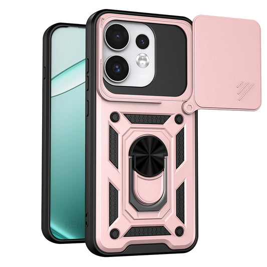 Cover til Oppo Reno16 / Reno16 Pro, Techsuit, CamShield, Lyserød Guld