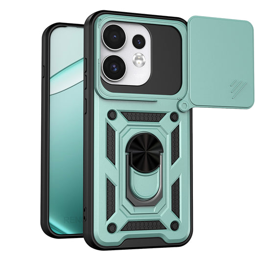 Cover til Oppo Reno16 / Reno16 Pro, Techsuit, CamShield, Grøn