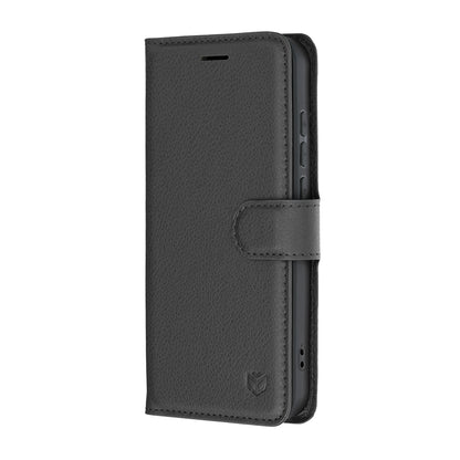 Cover til Oppo Reno16 / Reno16 Pro, Techsuit, Leather Folio, Sort