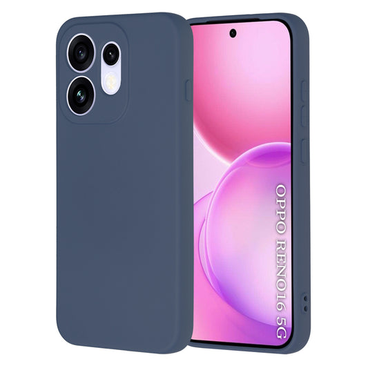 Cover til Oppo Reno16, Techsuit, SoftFlex, Mørkeblå
