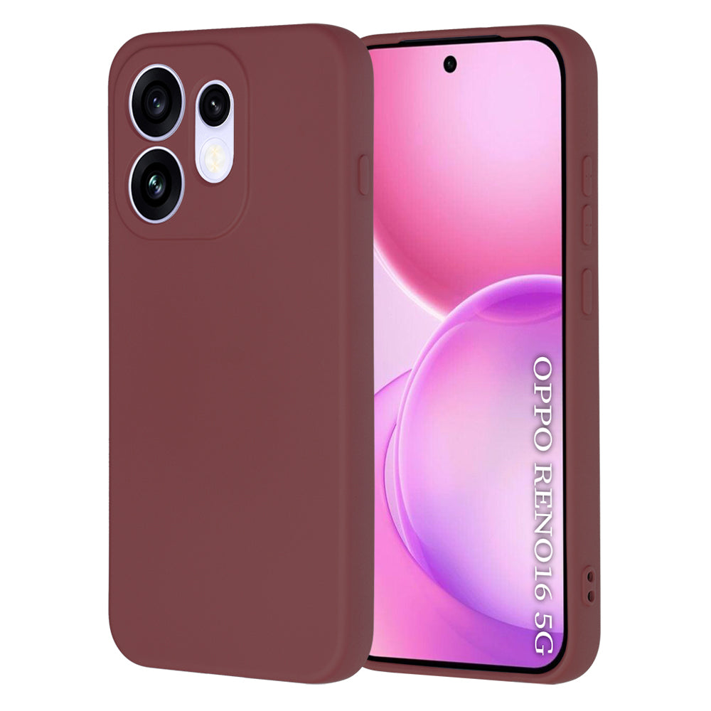 Cover til Oppo Reno16, Techsuit, SoftFlex, Vinrød