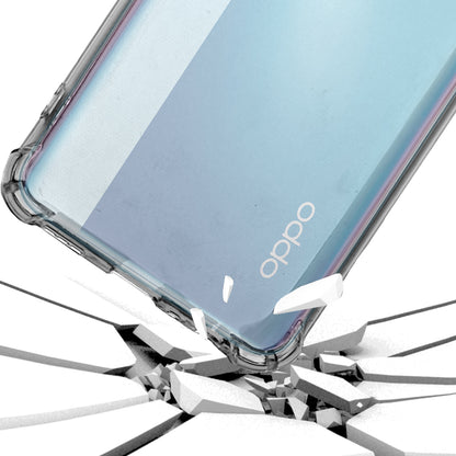 Cover til Oppo Reno4 Lite, Techsuit, Stødabsorberende Klar, Transparent