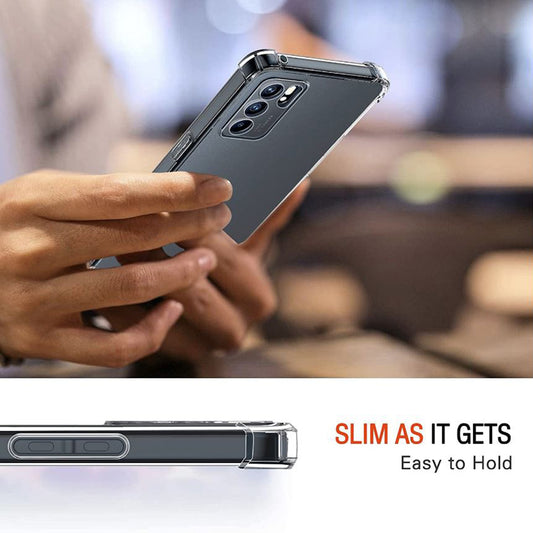 Cover til Oppo Reno6 5G, Techsuit, Stødabsorberende Klar, Transparent