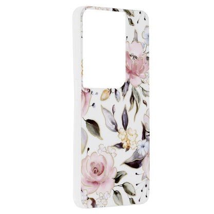 Cover til Oppo Reno8 Pro, Techsuit, Marble, Hvid