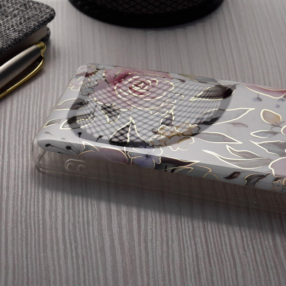 Cover til Oppo Reno8 Pro, Techsuit, Marble, Hvid
