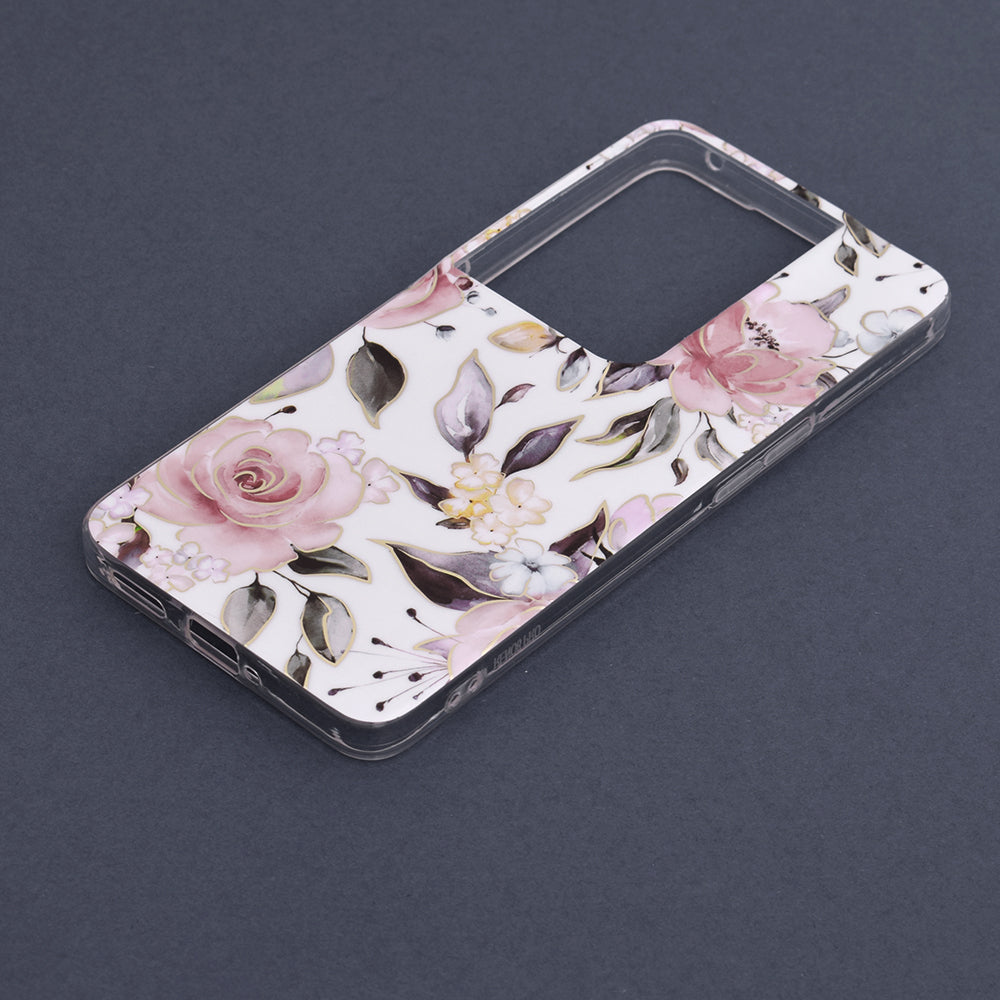 Cover til Oppo Reno8 Pro, Techsuit, Marble, Hvid