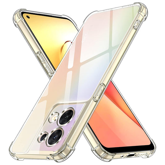 Cover til Oppo Reno8, Techsuit, Stødabsorberende Klar, Transparent