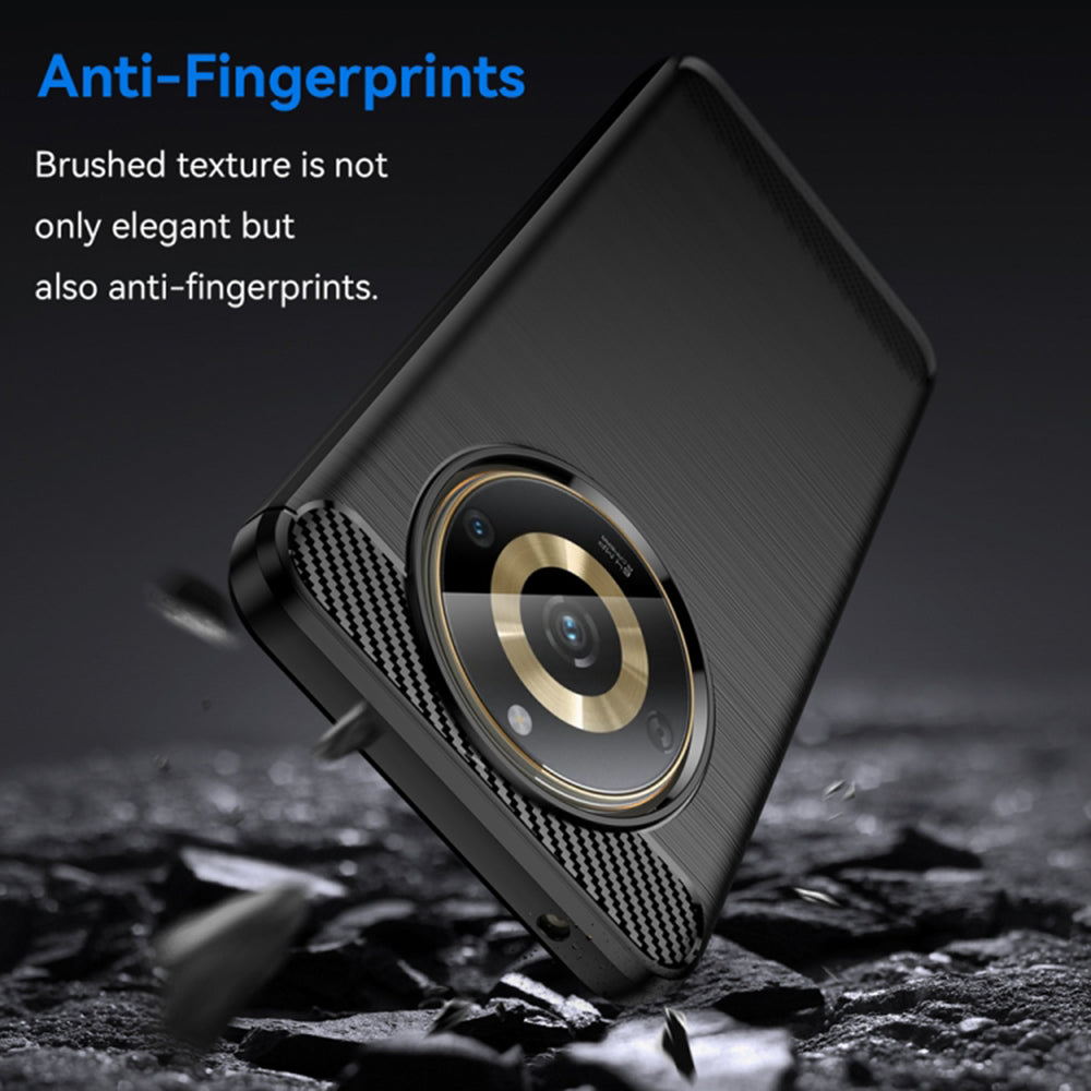 Cover til Realme 11 4G, Techsuit, Carbon, Sort