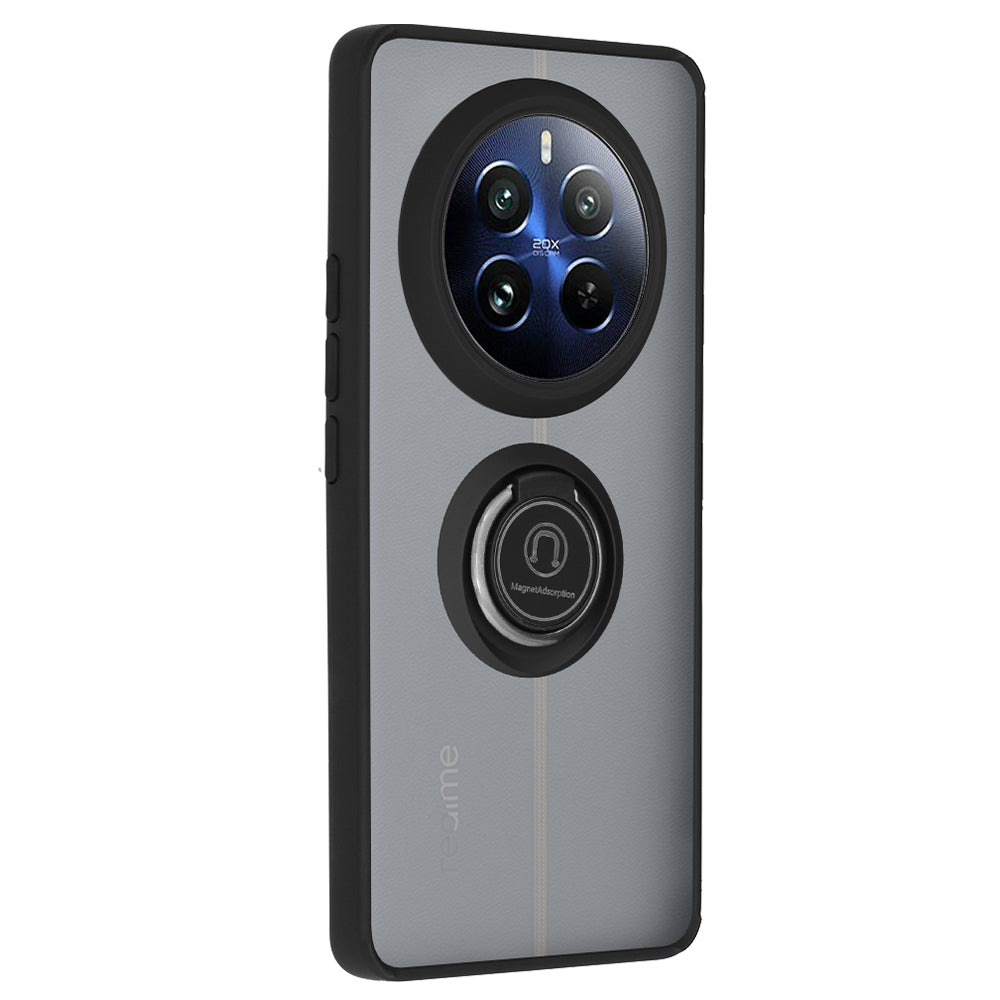 Cover til Realme 12 Pro / 12 Pro+, Techsuit, Glinth, Sort
