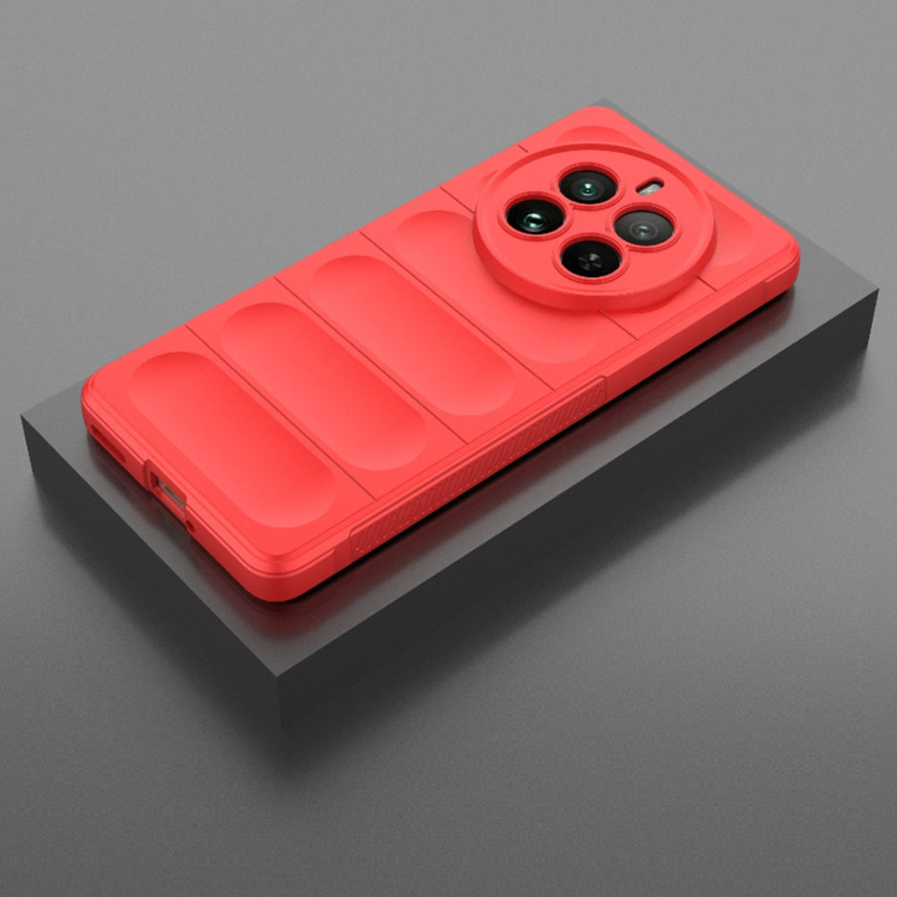 Cover til Realme 12 Pro / 12 Pro+, Techsuit, Magic Shield, Rød