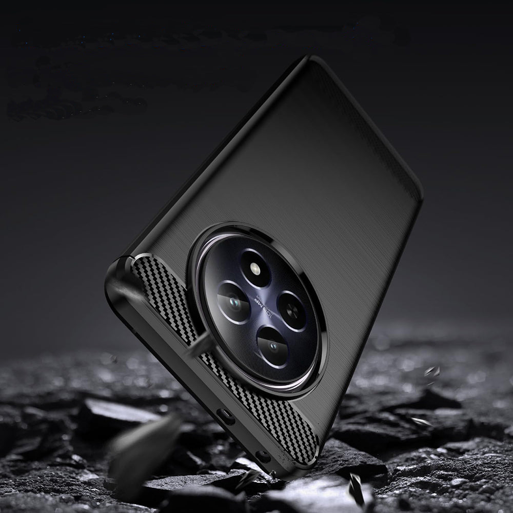 Cover til Realme 12, Techsuit, Carbon, Blå