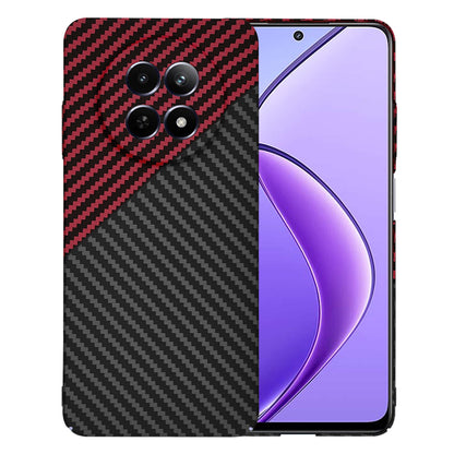 Case for Realme 12x / 12, Techsuit, Carbonite FiberShell, Black Red