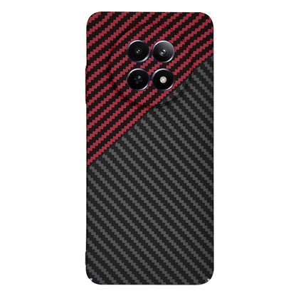 Case for Realme 12x / 12, Techsuit, Carbonite FiberShell, Black Red