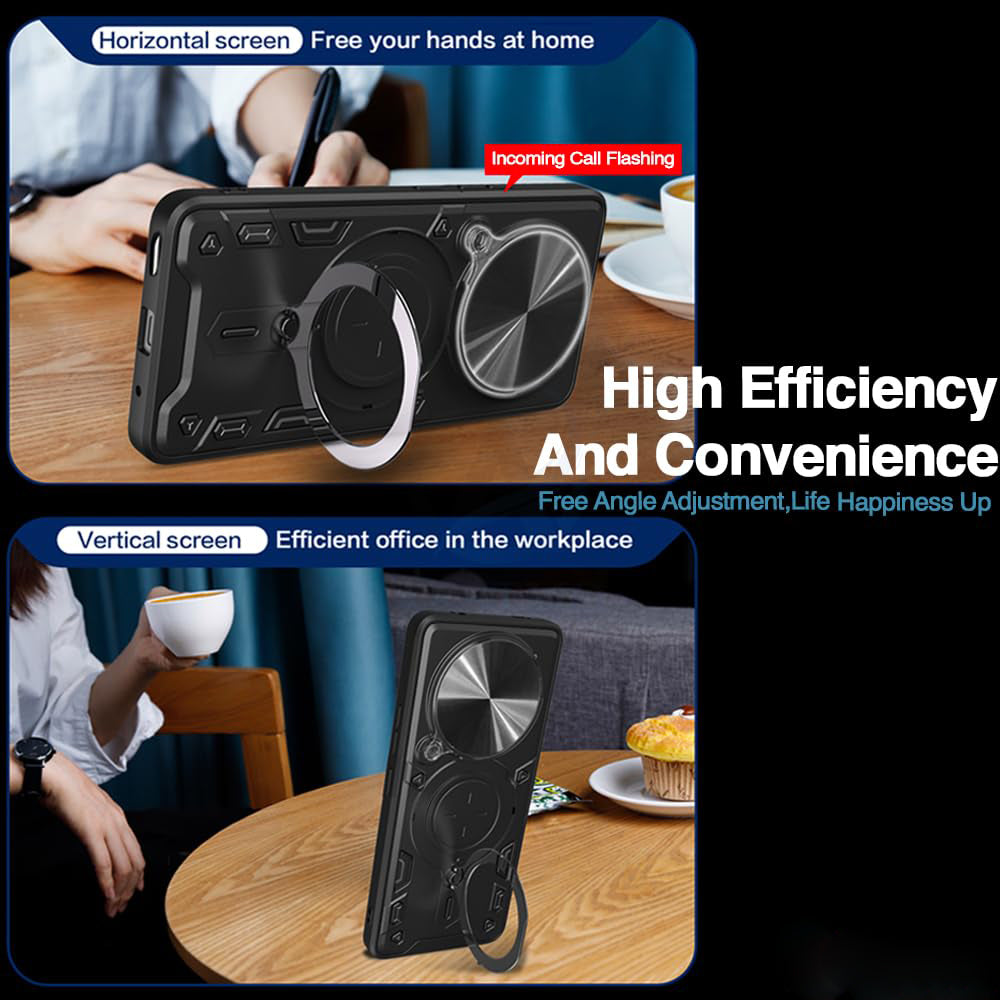 Cover til Realme 14 Pro+, Techsuit, CamGuard Pro, Sort