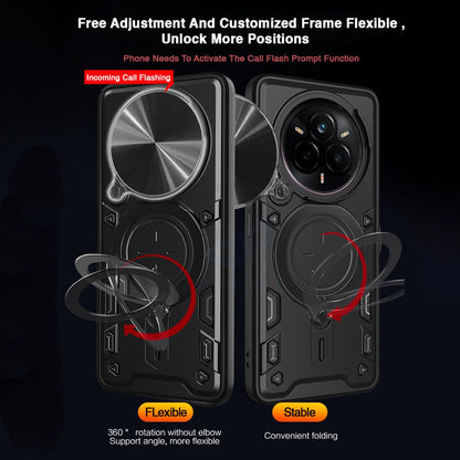Cover til Realme 14 Pro+, Techsuit, CamGuard Pro, Sort