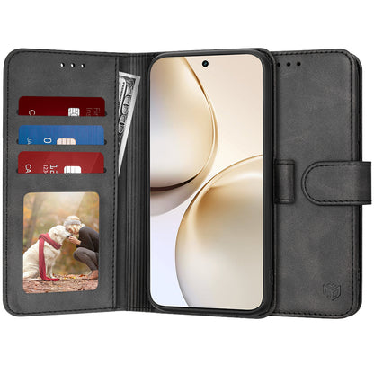 Cover til Realme 14 Pro+, Techsuit, Diary Book, Sort