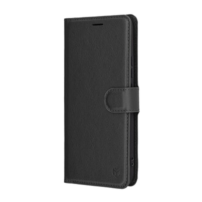 Cover til Realme 14 Pro+, Techsuit, Leather Folio, Sort