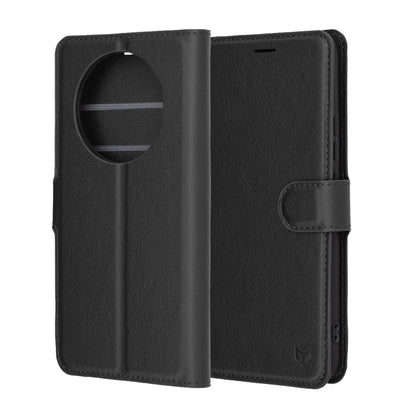 Cover til Realme 14 Pro+, Techsuit, Leather Folio, Sort