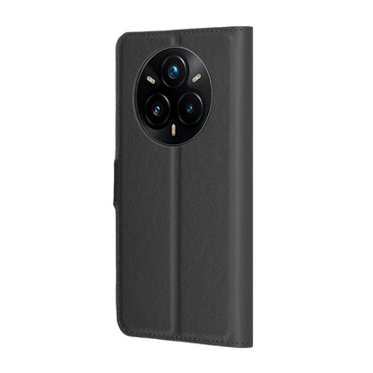 Cover til Realme 14 Pro+, Techsuit, Leather Folio, Sort