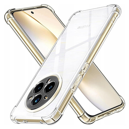 Cover til Realme 14 Pro+, Techsuit, Stødabsorberende Klar, Transparent