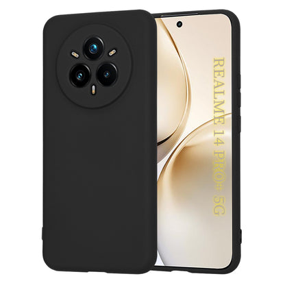 Case for Realme 14 Pro+, Techsuit, SoftFlex, Black