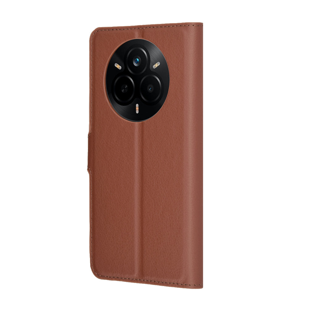 Cover til Realme 14 Pro, Techsuit, Leather Folio, Brun