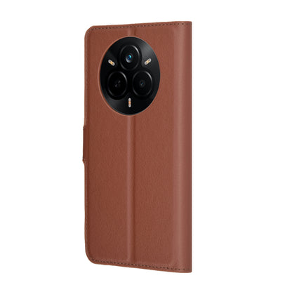 Cover til Realme 14 Pro, Techsuit, Leather Folio, Brun