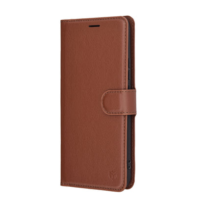 Cover til Realme 14 Pro, Techsuit, Leather Folio, Brun