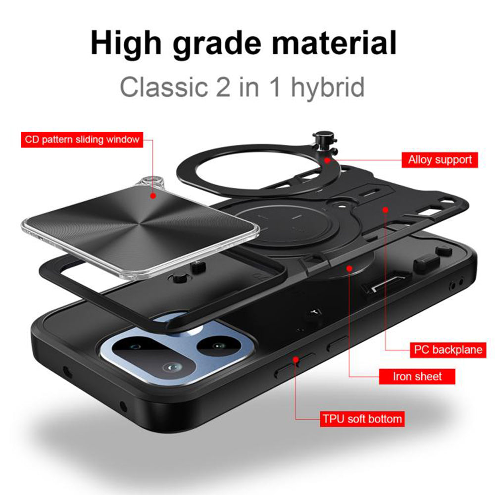 Cover til Realme 16 Pro+, Techsuit, CamGuard Pro, Blå