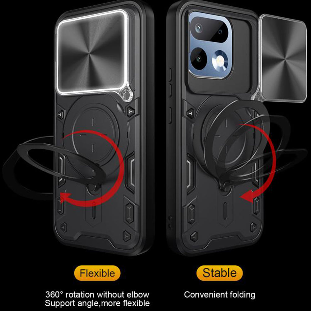 Cover til Realme 16 Pro+, Techsuit, CamGuard Pro, Blå
