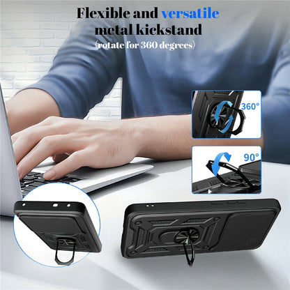 Etui til Realme 16 Pro+, Techsuit, CamShield, Sort